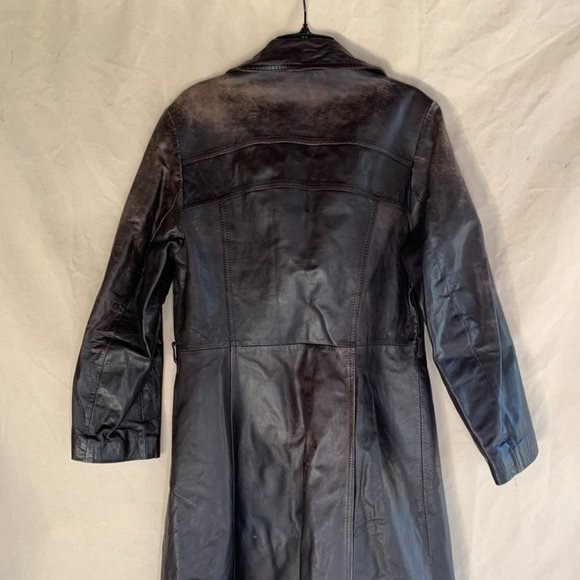 VINTAGE '1970's Austrian "Echt Leder" Mod Coat - Picture 5 of 9